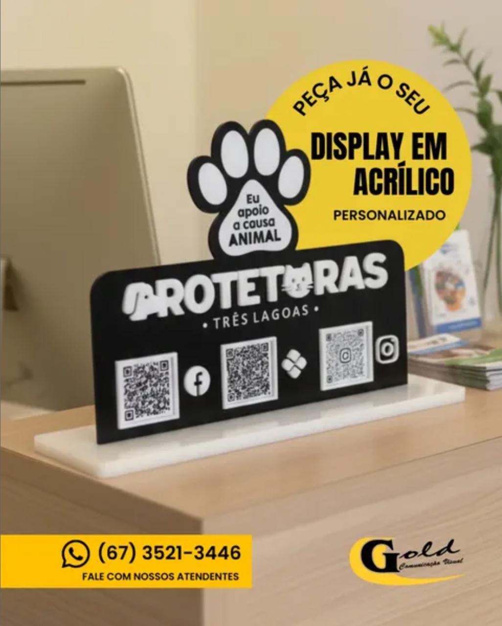 Display Acrílico